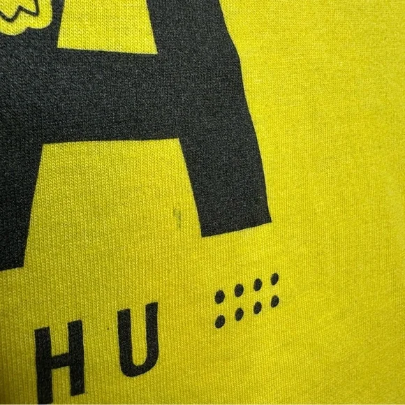 Pokémon T-Shirt Yellow & Black Size 6 - Picture 9 of 16